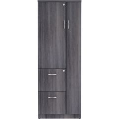 TALL STORAGE CABINET  66Hx24Dx24W 2 SHELVES 