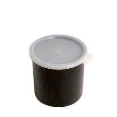 CROCK CONTAINER WITH LID 1.2  QT BLACK