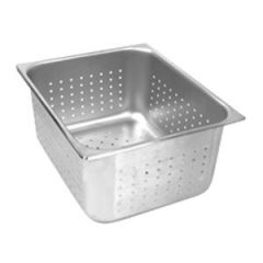 STEAM TABLE FOOD PAN 1/2 SIZE  PERFORATED 2 1/2"
