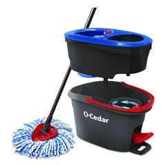 O-CEDAR EZWRING RINSE CLEAN  SPIN MOP SYSTEM BLUE/WHITE 