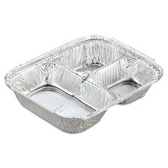 ALUMINUM OBLONG CONTAINER W/  LID 24OZ 500/CS