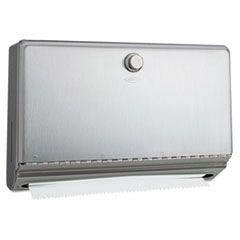 SURFACE MOUNTED STAINLESS  STEEL PAPER TOWEL DISPENSER 