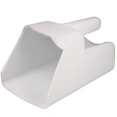 PLASTIC ICE SCOOP 2 QUART WHITE