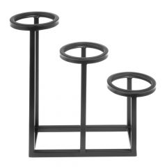 CERVE BLACK CYLINDER 3 TIER  HOLDER