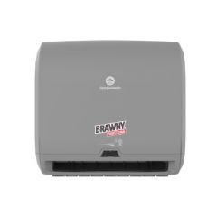 BRAWNY PROFESSIONAL AUTOMATED  SHOP TOWEL DISPENSER GREY
