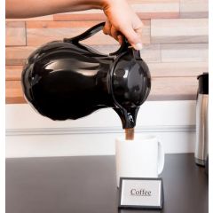 CHOICE THERMAL SWIRL CARAFE  64OZ BLACK
