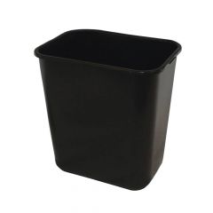 SOFT SIDED WASTEBASKET 41QT  BLACK 12/CS