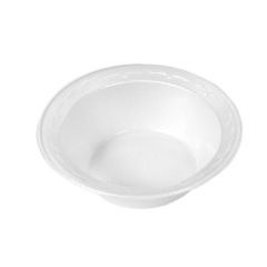 FOAM BOWL 12oz WHITE 8/125 