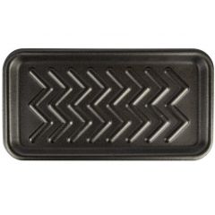 #25S FOAM TRAY 15X8X5/8 BLACK  250/CS
