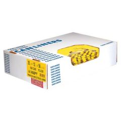 HEALTHCARE LOW DENSITY 37x50 44 GALLON 1.30MIL YELLOW