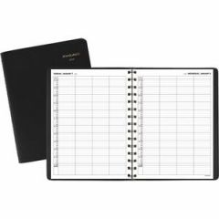 FOUR PERSON GROUP APPOINTMENT BOOK 2026 11X8 BLACK