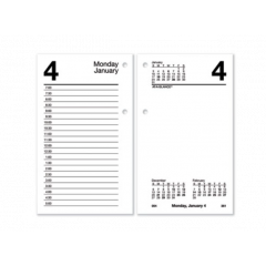 DESK CALENDAR REFILL 2026 3.5X6 WHITE