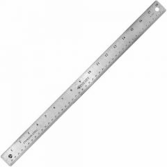 STAINLESS STEEL RULER 18" 