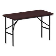 WOOD FOLDING TABLE 48Wx24Dx29H  MAHOGANY