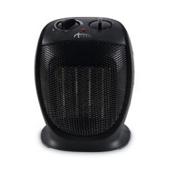 CERAMIC HEATER 1500W  7.12x5.87x8.75 BLACK  