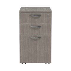 3 DRAWER MOBILE PEDESTAL LEFT OR RIGHT 15.88x20.5x28.39 GRAY