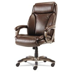 EXECUTIVE HIGH BACK LEATHER CHAIR BRONZE