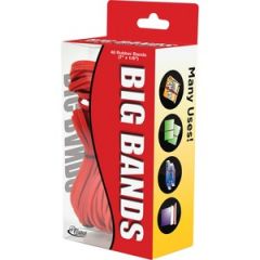 RUBBER BANDS SIZE 117B .07" GAUGE RED 48/PK