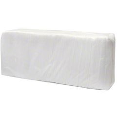 OPTIMA DINNER NAPKIN 2PLY 1/8  FOLD 16X14 WHITE 30/100