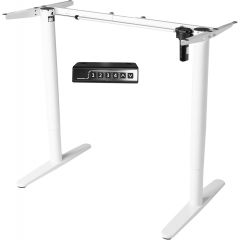 ELECTRIC SINGLE MOTOR STANDING DESK FRAME 41 TO 74 WHITE