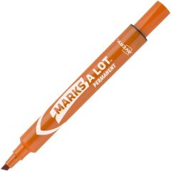 MARKS A LOT PERMANENT MARKER BROAD CHISEL TIP ORANGE 12/PK
