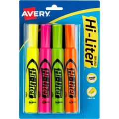 HI LITER DESK STYLE HIGHLIGHTERS FLUORESCENT