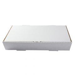 ROYAL FULL PAN CORRUGATED  CATERING BOX WHITE 21"X13"X3" 