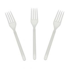 FORK HEAVY WEIGHT WHITE PP  1000/CS