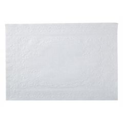 EMBOSSED STRAIGHT EDGE  PLACEMAT 10X14 WHITE 1000/CS
