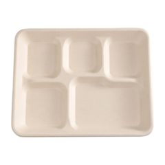 5 COMPARTMENT MOLDED FIBER  TRAY 4/125