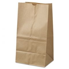 #25 PAPER BAG 40LB 8x6x16 KRAFT 500/PK