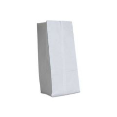 #16 PAPER BAG 40LB 7.75x5x16 WHITE 500/PK