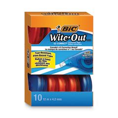 WITE OUT EZ CORRECT CORRECTION TAPE VALUE PACK NON-REFILLABLE