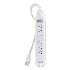 BELKIN POWER STRIP 6 OUTLETS  12FT CORD WHITE