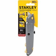 QUICK CHANGE UTILTY KNIFE WITH TWINE CUTTER AND 3 RETRACTABLE
