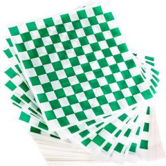 SANDWICH WRAP 12x12 GREEN CHECK 5/1000