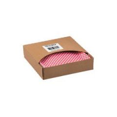 SANDWICH WRAP 12x12 RED CHECK 5/1000 NO ADDED PFAS 