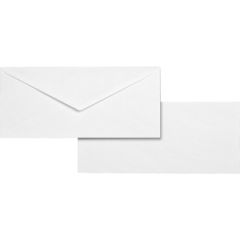 #10 WHITE WOVE V FLAP BUSINESS ENVELOPES 9.5X4.12 500/BX