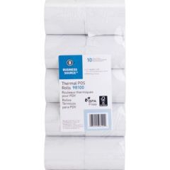 RECEIPT THERMAL ROLLS 3.125" X  230 WHITE 10/PK