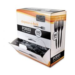 DISPENS-A-FORK INDIVIDUALLY  WRAPPED MEDIUM WEIGHT PLASTIC 