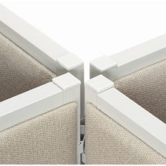 VERSE QUICK CONNECT 90 DEGREE CONNECTING HARDWARE GRAY