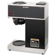 BUNN VPR TWO BURNER POUROVER  COFFEE BREWER 12 CUP STAINLESS 