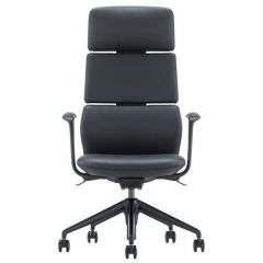 EXECUTIVE CHAIR HIGH BACK  LEATHER BLACK