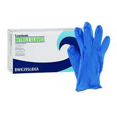 POWDER FREE NITRILE GLOVE 5MIL  BLUE 100/BX