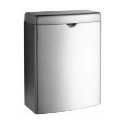 SURFACE MOUNTED SANITARY  NAPKIN DISPOSAL SATIN FINISH 1 