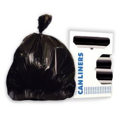 ACCUFIT LOW DENSITY 33x44 32 GALLON .90MIL BLACK 5/20