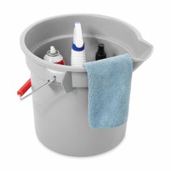BRUTE BUCKET ROUND 14 QUART (FILL GRADUAT) GRAY 6/CS