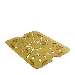 H-PAN HALF-SIZE DRAIN SHELF  AMBER