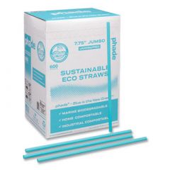 PHADE STRAW MARINE  BIODEGRADABLE 7.75" OCEAN BLUE 