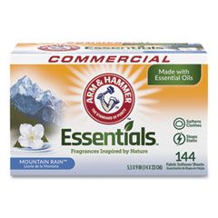 ESSENTIALS DRYER SHEETS  MOUNTAIN RAIN 144 SHEETS/BOX 6 
